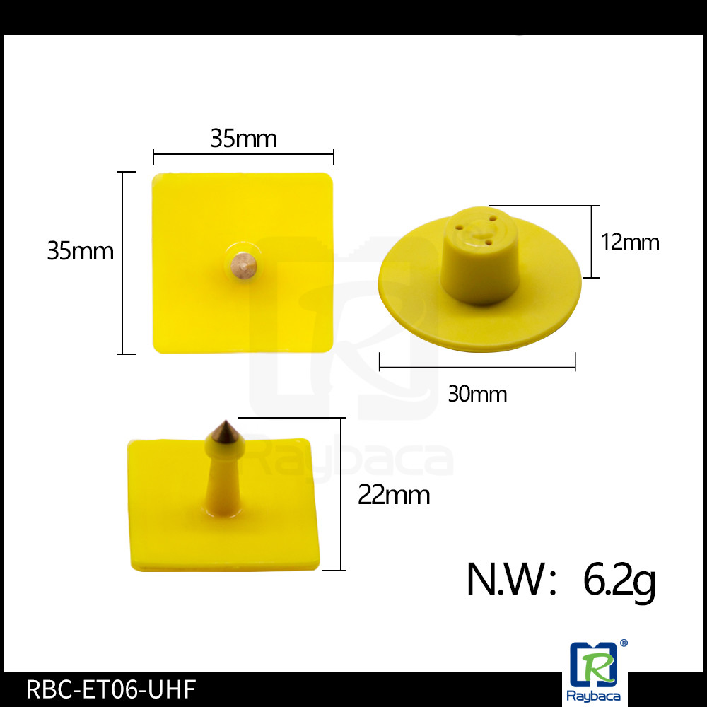 TPU Material RFID Livestock Tags , Replacement Ear Tags For Diary Farm Pigs