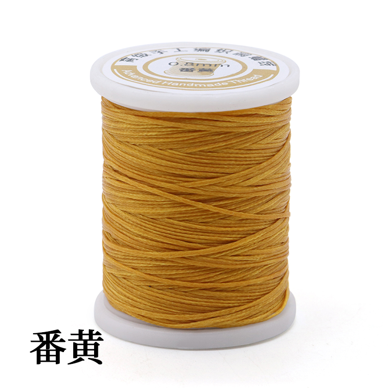 Purse Leather Sewing Waxed Thread-Practical Long Stitching Thread For Leather Craft DIY 0.8mm wax thread