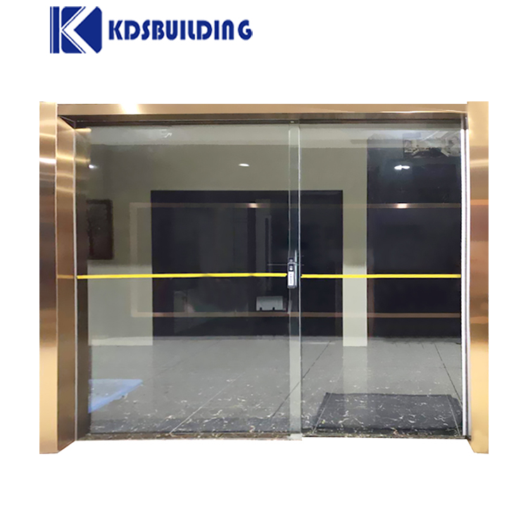 Stainless Steel Automatic Sliding Doors Glass Inductive Slider Sensor Door