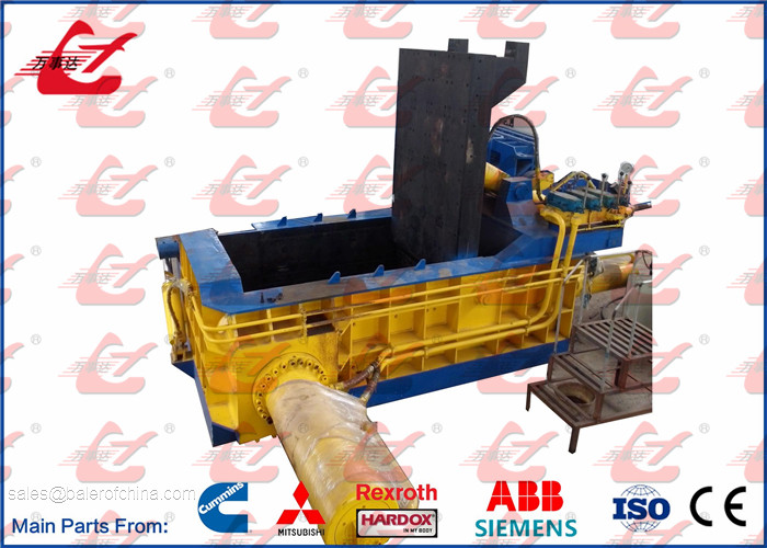 Electrical Control Non Ferrous Metals Hydraulic Scrap Baling Machine Turn Out Model