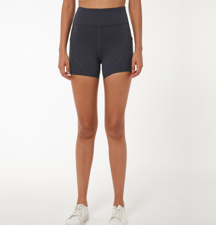 Women Workout Shorts With Pocket High Waist Yoga Shorts Sexy Fashion