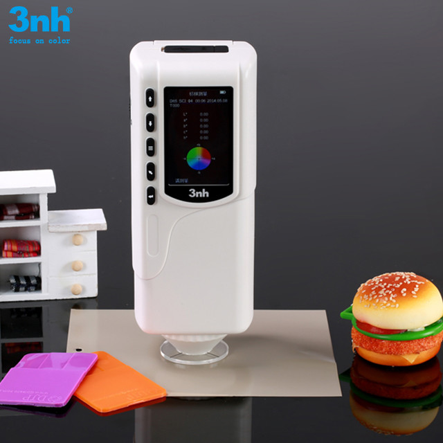 4mm Measuring Aperture 3nh Colorimeter Color Difference Meter NR110 Illuminance / Cross Locating
