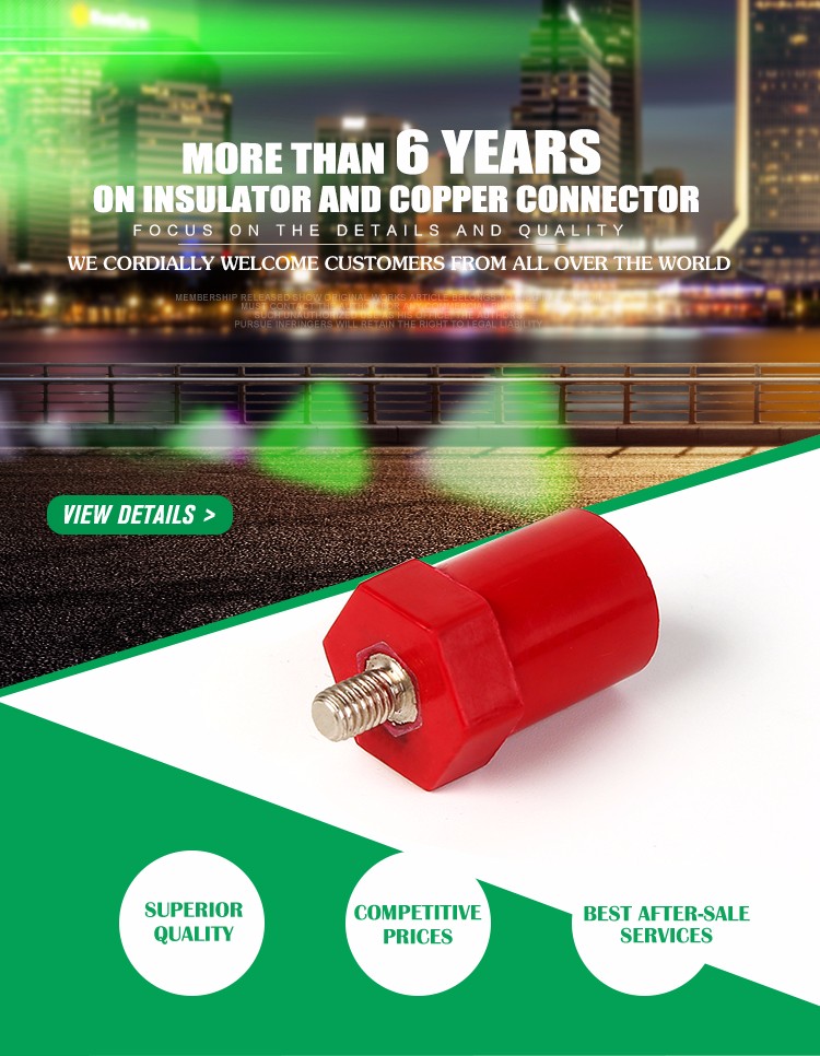 Factory supply CE SB2040 M6 insert hex round insulator