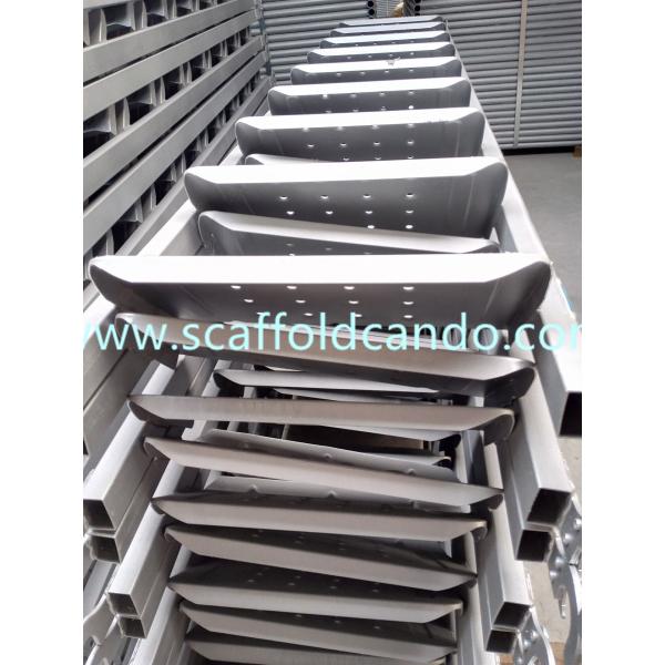 Q235 galvanized scaffolding frame system stair case 420*2515 8 steps ladder can match 1219*1700mm frame