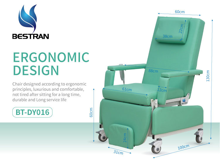 Electric Renal Dialysis Medical Chair Hemodialysis Treatment Kidney Recliner Adjustable