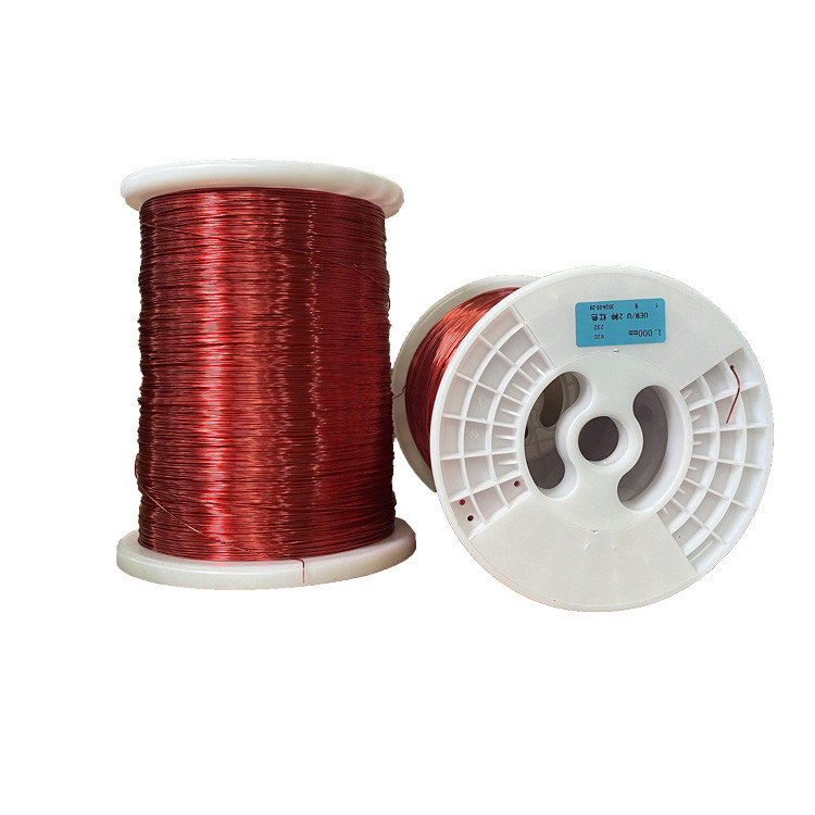 Overcoat Polyamide Enameled Copper Winding Wire 0.004mm - 1.00mm Thermal Class 180