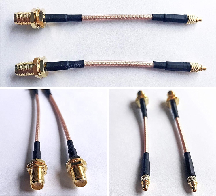 RG316 Pigtail SMA Female to Straight MMCX Male RF Coaxial Antenna Extender Cable