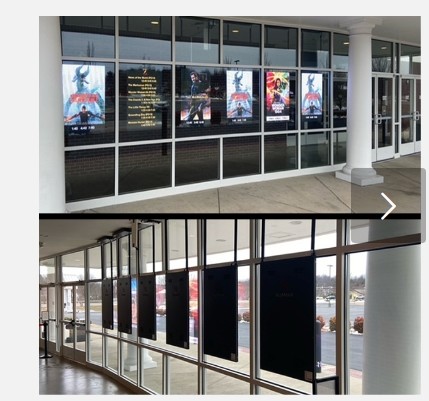 Indoor LED Poster Display Screen for Effective Advertising Working Humidity 10-80%
