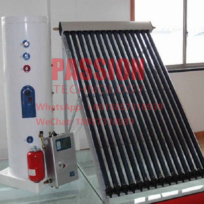 1000L Split Pressure Solar Water Heater With Coils 30tubes Heat Pipe Solar Collector
