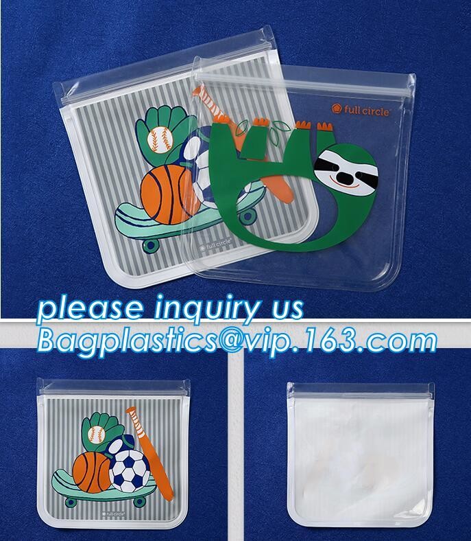 PEVA Reusable Food Storage Bag Airtight Zip Seal Bags Keep Your Food Fresh Re-zips are made out of food safe, fresh lock