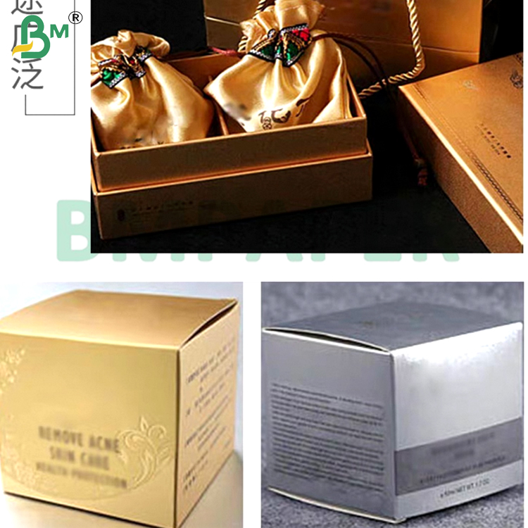 230gsm Silver Glossy Cardboard High Stiffness Fold & Scratch Resistance For Luxury Packaging Greeting Cards