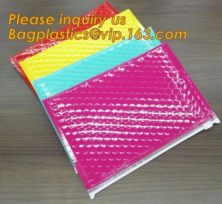Cosmetic Slider Zip lockkk Bubble Bags Bubble Slide Pouch,Zip lockkk esd bubble bag bubble packaging wrap cosmetic pouch slide