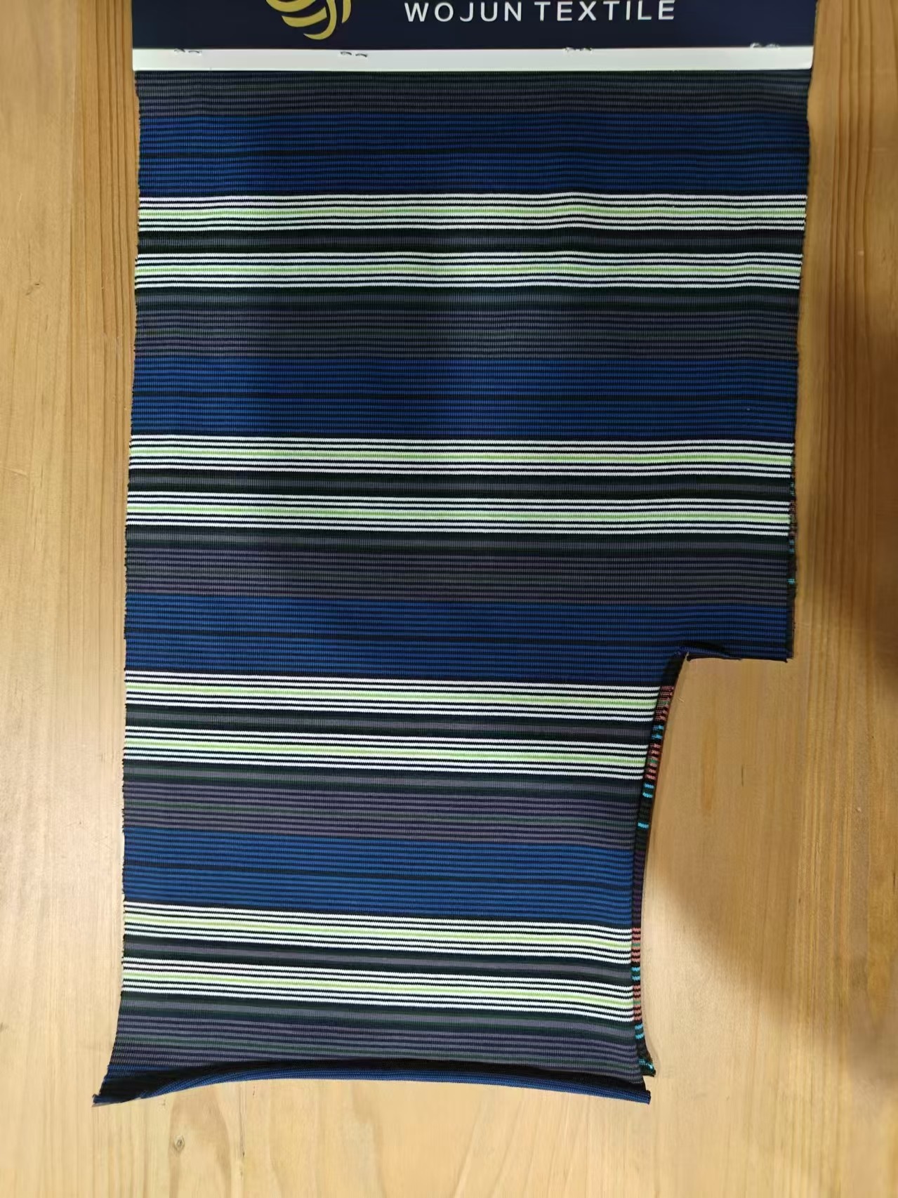 Good Quality Comfortable And Sweat Absorbing Soft Striped Knit Fabric For Casual Wear