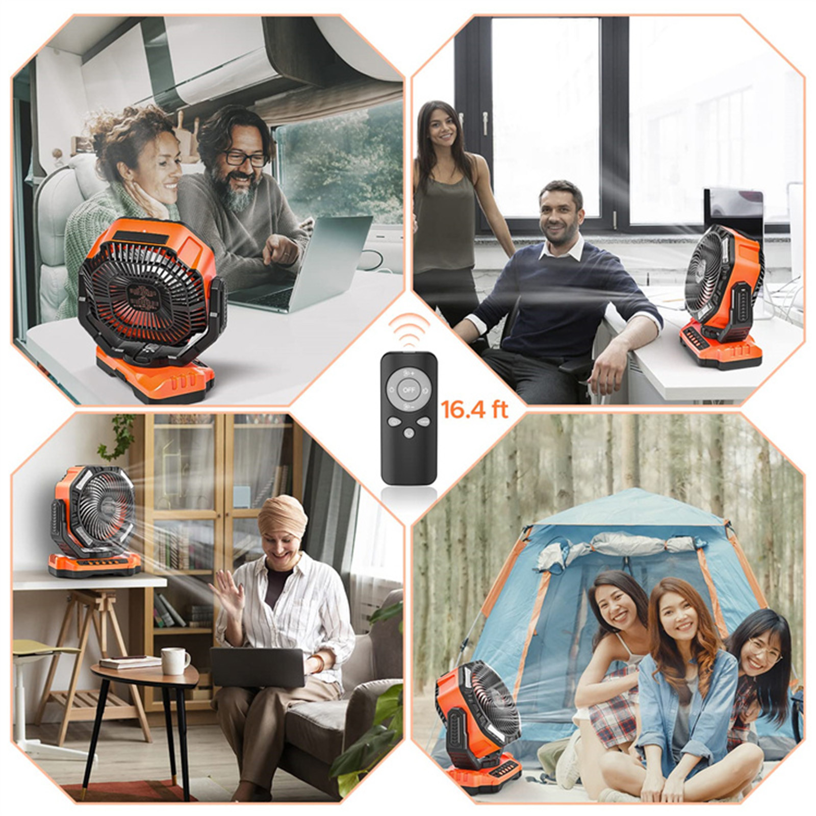 Socool Fan 4kg Multifunctional Portable Fan Power Supply Rechargeable Battery Less Than 50 DB Noise Level