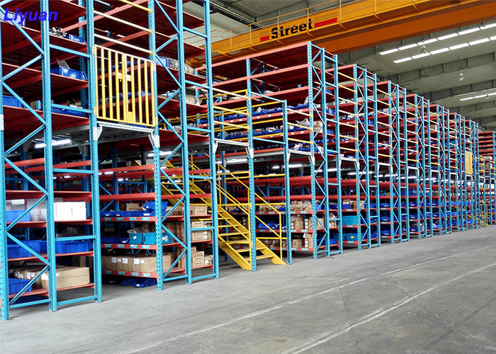 Stronger Structure Mezzanine Racking System Steel Platform Shelve Robot Welding