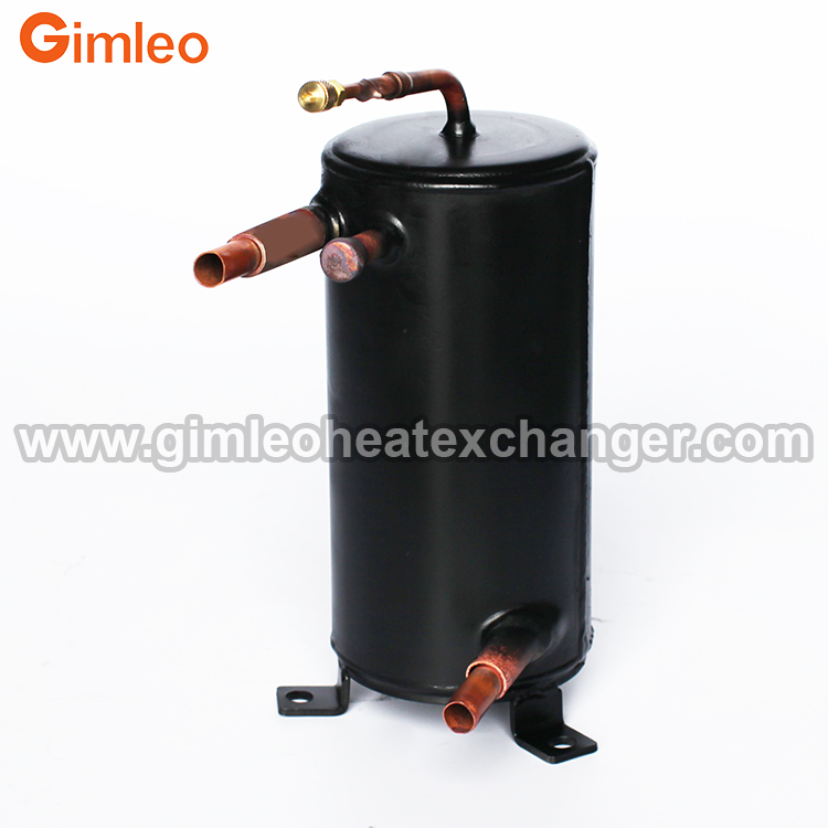 Double Wall Finned Copper Tube Heat Exchanger For Drinking Water