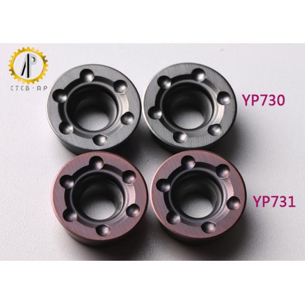 Round Milling Tungsten Carbide Inserts RDMT1204MO For Semi Finishing And Roughing