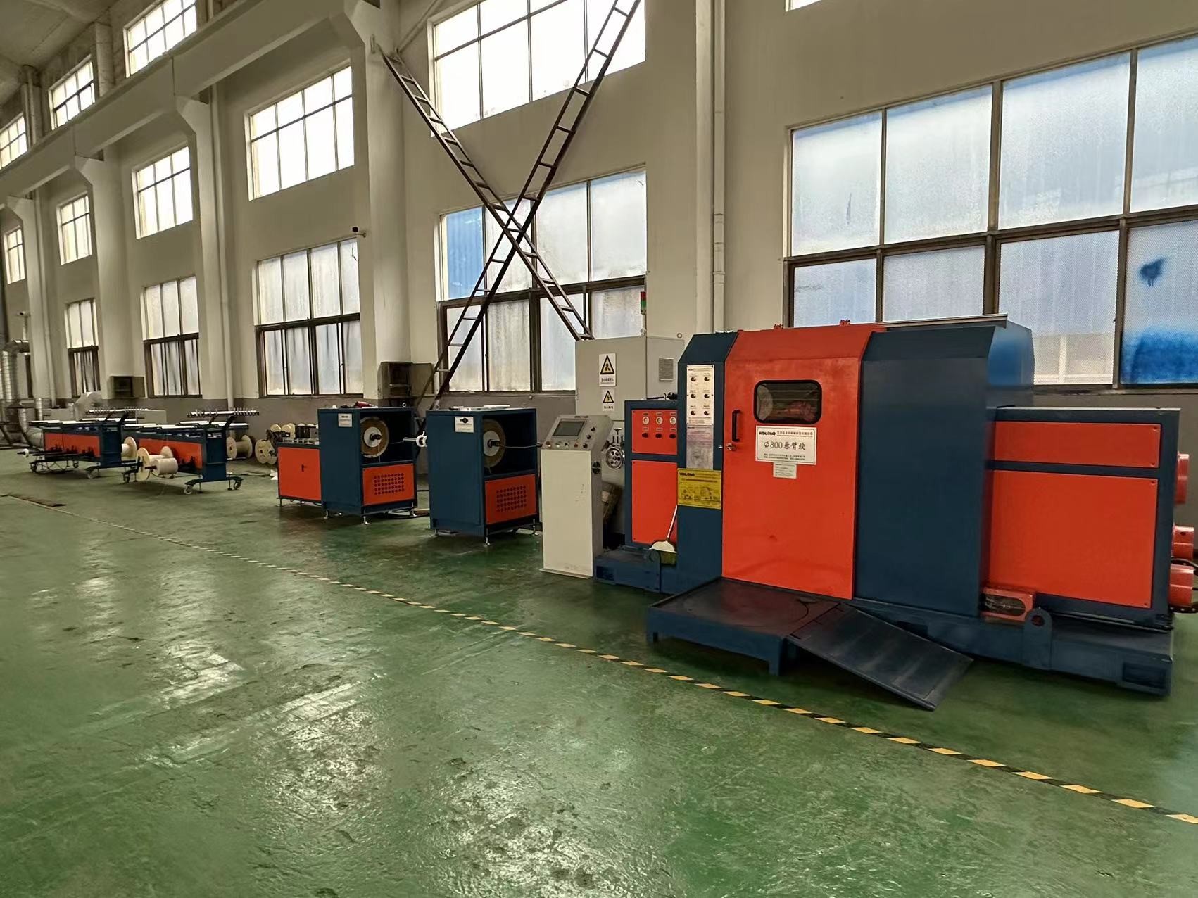 Cantilever Type Copper Wire Twisting Machine 7*1.38 Single Twist Bunching Machine