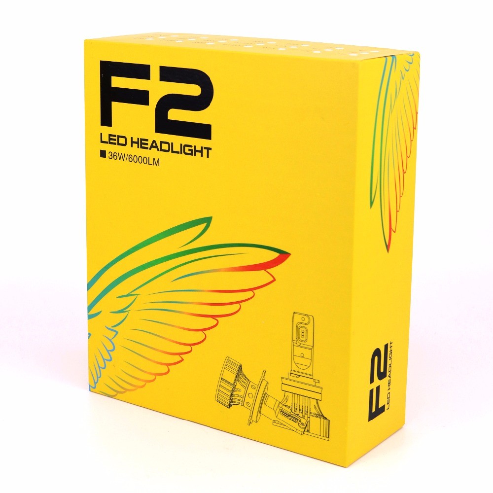 LED Headlight Bulbs JALN7 F2 LED Conversion Kits Extremely Super Bright H1/H4/H7/H11/9005/9006 36W 6000lm