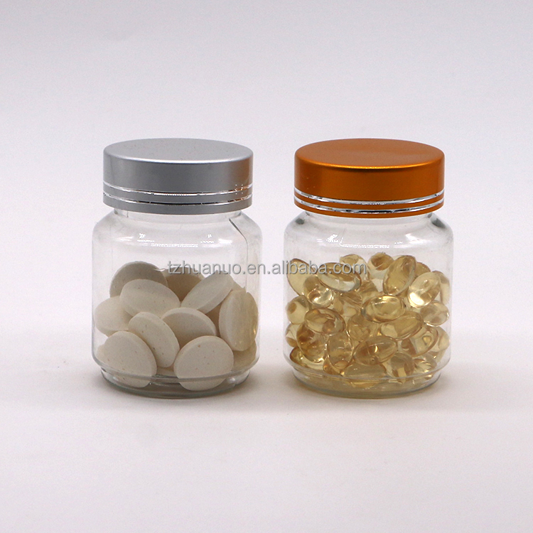 Custom Label Printing Service PET Plastic Bottle for Pill Powder Capsule Tablet