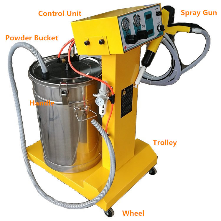 Apoxsee Oven Spraying Machine 110V 220V Automatic Powder Coating Machine