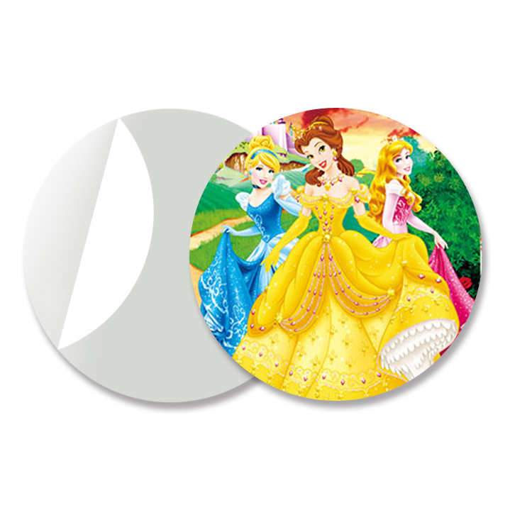 PET / PP Lovely Animal Image Sticker 3d Lenticular Printing Adhesive For Kids