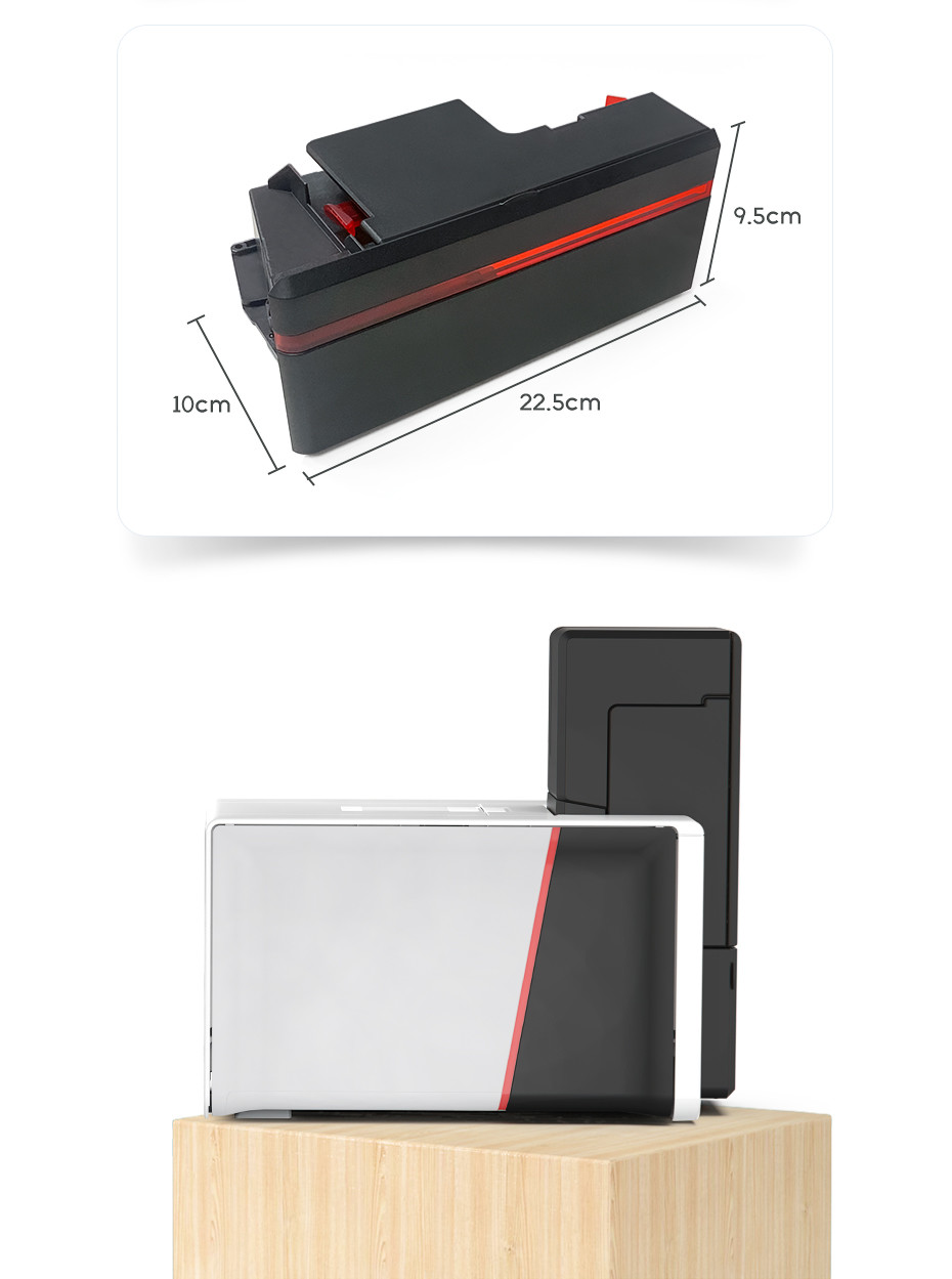 Anti Counterfeiting PVC ID Card Printer Machine For Jewelry Appraisal Card