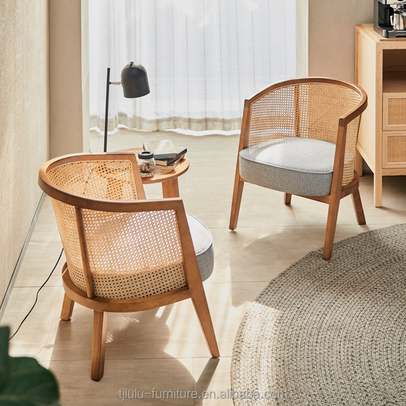 Hotel Restaurant Banquet Rattan Chair with Creative Design Modern Home Living Room Furniture Leisure Chairs