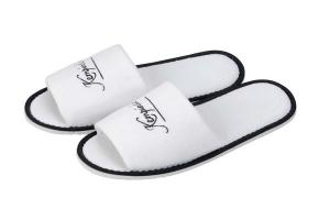 China cotton waffle weave slippers on sale