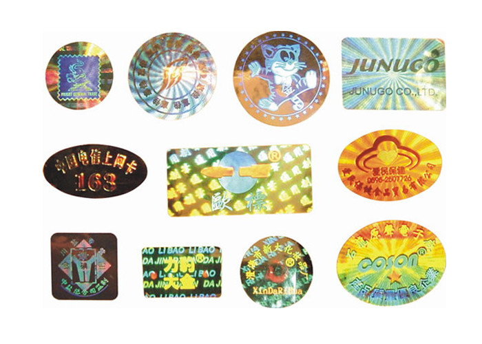 Offset Printing High Security Printing , 3D Hologram Sticker For Custom Logo