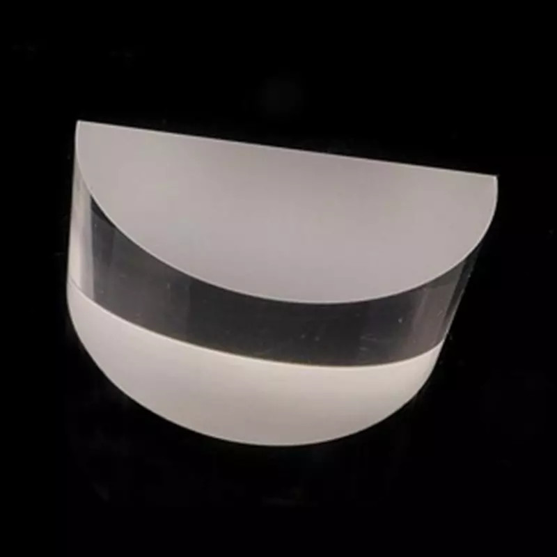 Anti Reflective AR Coatings Optical Glass Half Rod Cylinder Lenses Cylindrical Lens