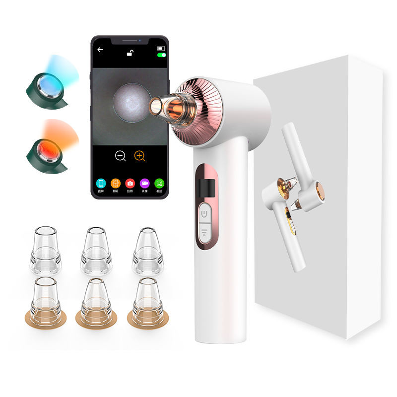 ABS Plastic Deep Cleansing Facial Machine Electric Visual Blackhead Remover Vacuum Suction