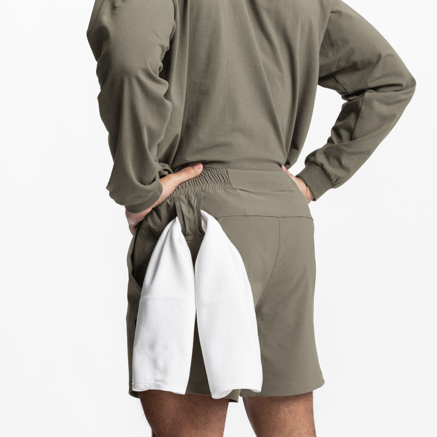 Sports Running Shorts Mens Fitness Workout Short With Inner Compression