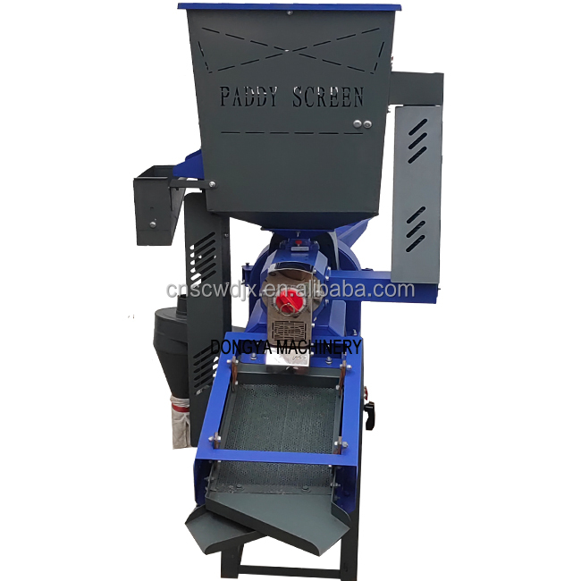 DONGYA AGRO Vibratory Screen 5 in 1 Rice Mill Latest Design with Winnowing
