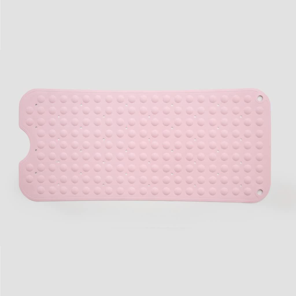 Practical Reusable Silicone Bathroom Mat , Lightweight Suction Mat For Shower
