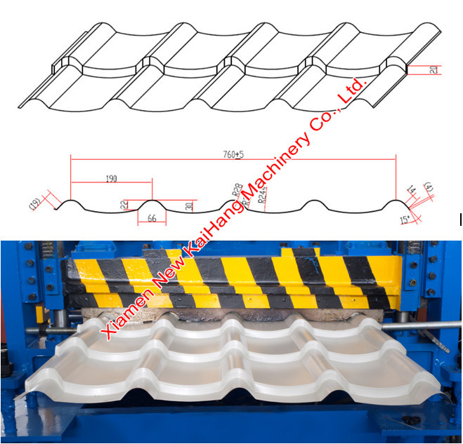 914mm Input Sheet Metal Roll Forming Machines With 75mm Shaft Diameter