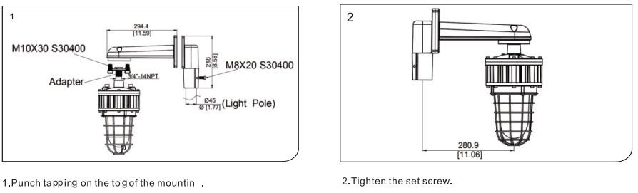 Class 1 Division 1 Explosion Proof LED Lights 10-50W ATEX High Bay