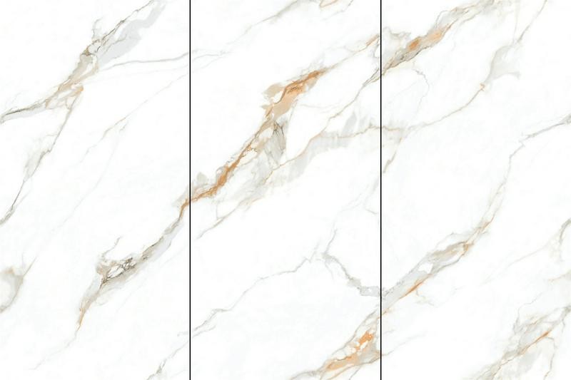 Wear-Resistant Polished Glazed Porcelain Tile Carrara Indoor Floor Decorative Tile 900x1800x9mm For Interior And Kitchen