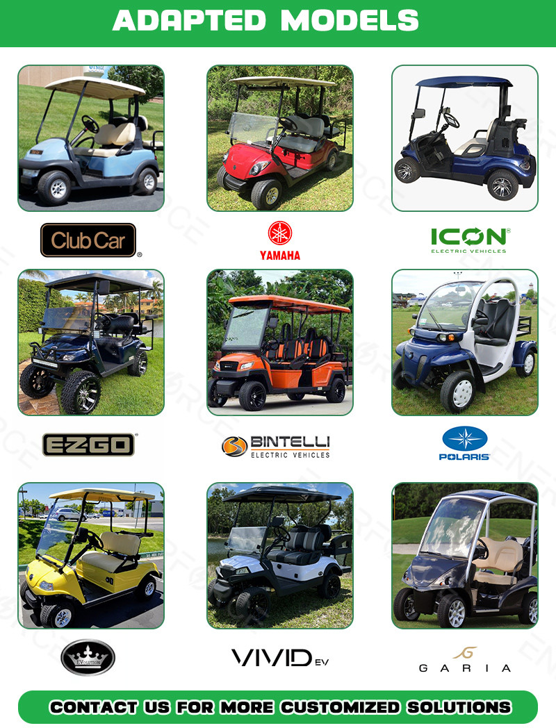 48V 24V 12V Lifepo4 Battery Pack 50Ah 105A Rechargeable For Golf Cart