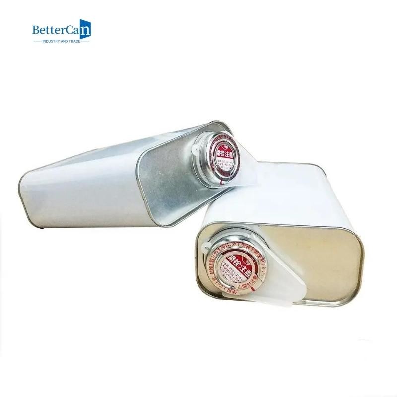 Solvent Paint Tin Suppliers , Square Empty Metal Paint Tins ISO9001