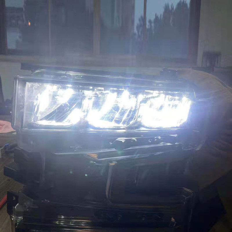 Red LED Headlight Tail Light For Chevrolet SILVERADO 2019 To 2021