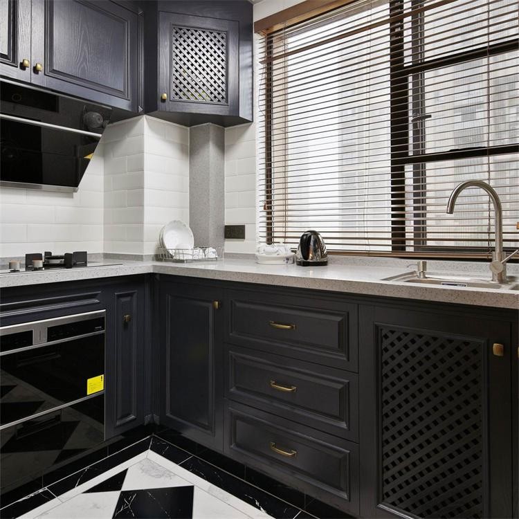 Customized Size Luxury Countertop Pantry Cabinet With Particle Board Door