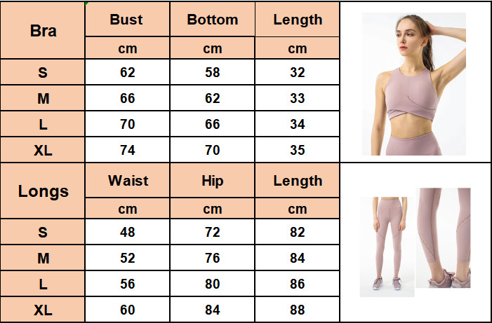 Nude Yoga Set Clothes Nylon Sweat Wicking Hip Lift Two Piece Athletic Sets