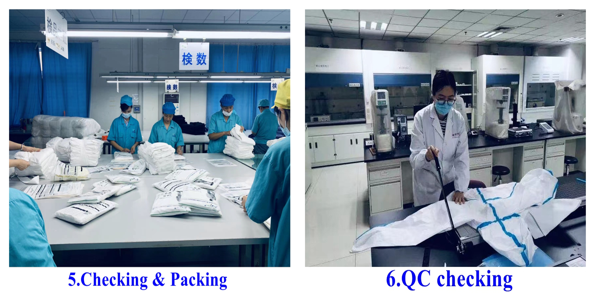 Taped Body Protection Surgical Hazmat Suit Asbestos Removal Waterproof Disposable Coverall
