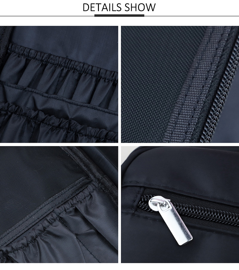 Simple Style Plain Pure Color Ladies Large Toiletry Bags