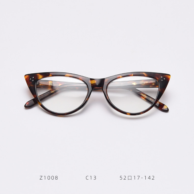Optical Frame Cat Eye Vintage Reading TR90 Material Glasses Computer Blue Light