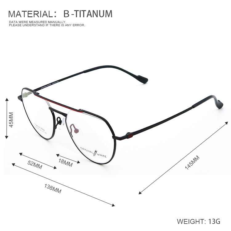 IP Electroplate B Titanium Optical Eyewear Frame Glasses 66358