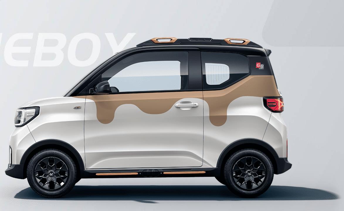 Mini Family Sports Cars 2023 Wuling Mini EV Electric Cars in Pure Electric with Maximum Power 30kW 41Ps