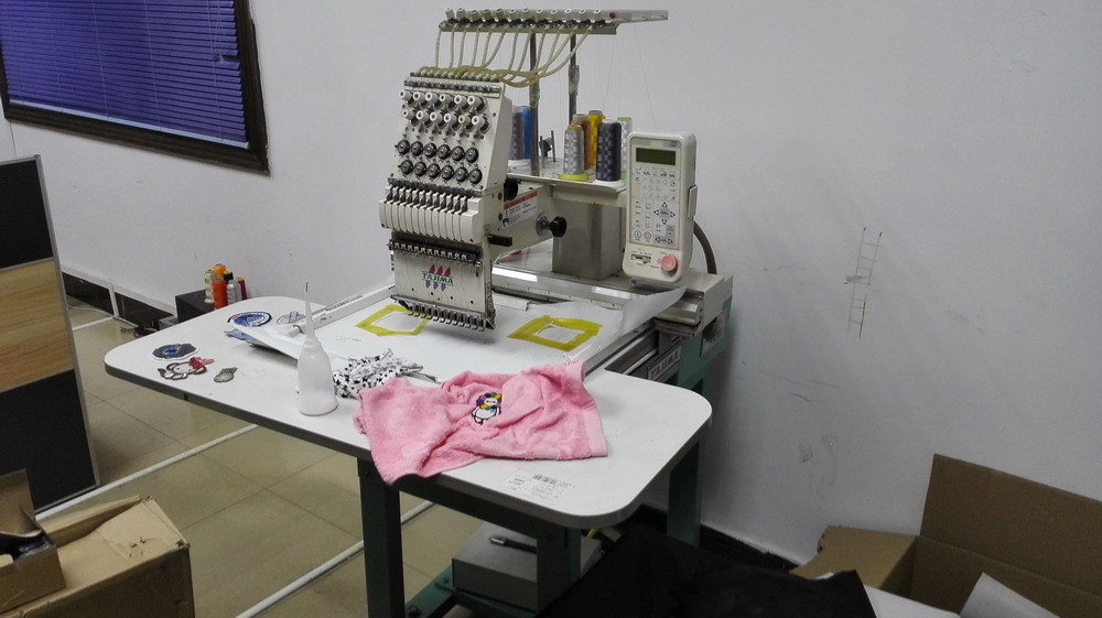 Second Hand Computerised Embroidery Machine With 1000rpm Speed TEJT-C1201