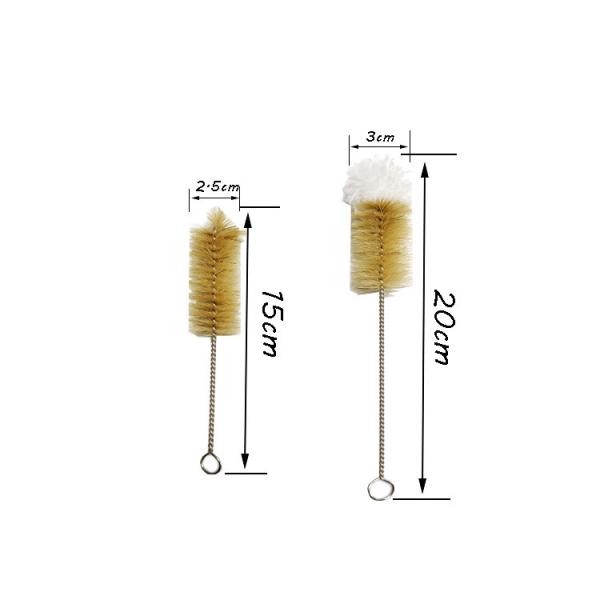 Round Copper Wire Long Pipe Cleaning Brush 15cm 20cm Eco friendly